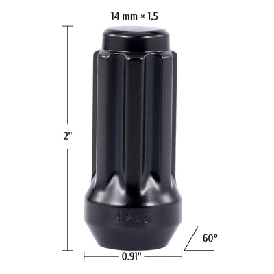 12mm x 1.50 Thread Size  Lug Nut, Chrome, 20-Pack